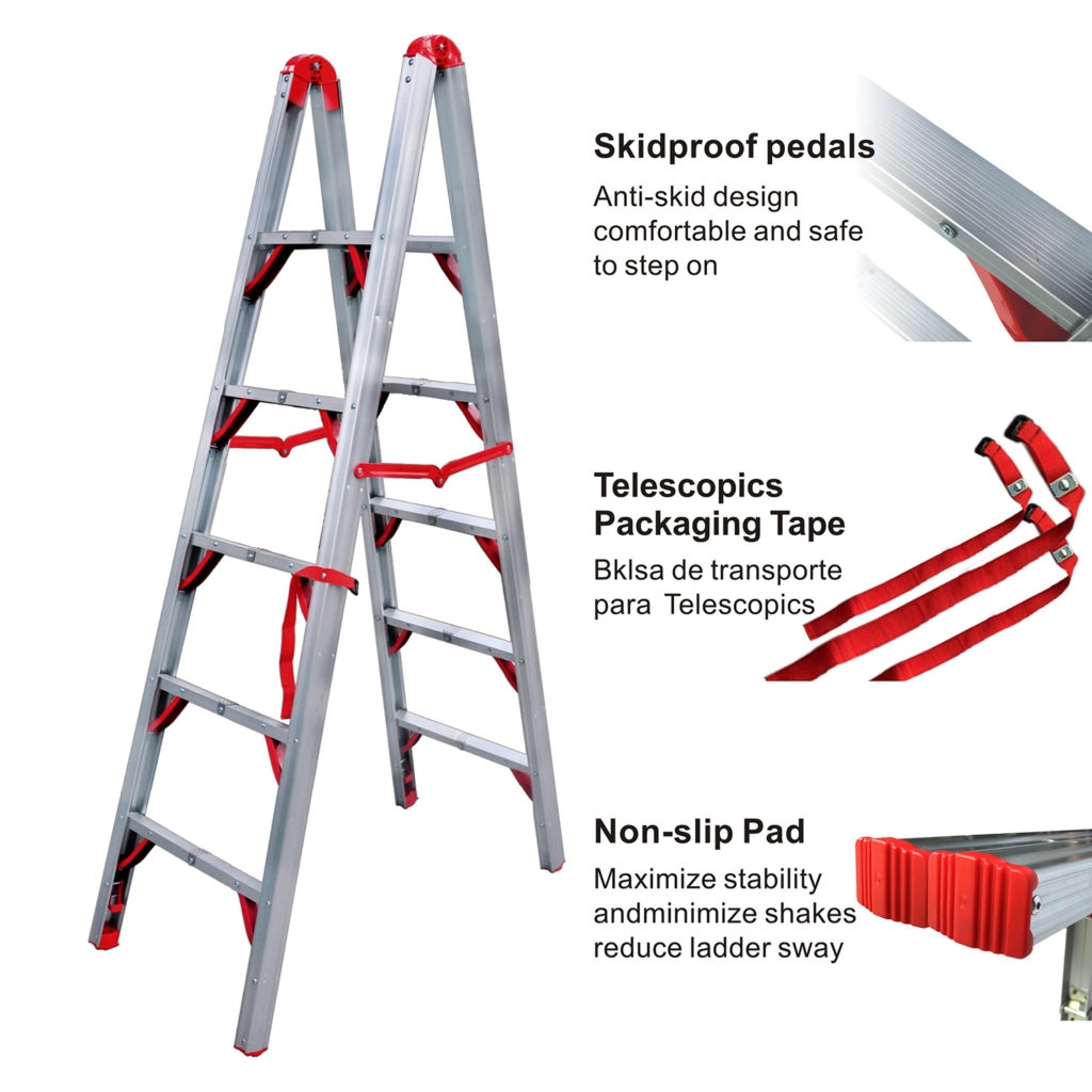 600FLD Aluminum Folding Step Ladder